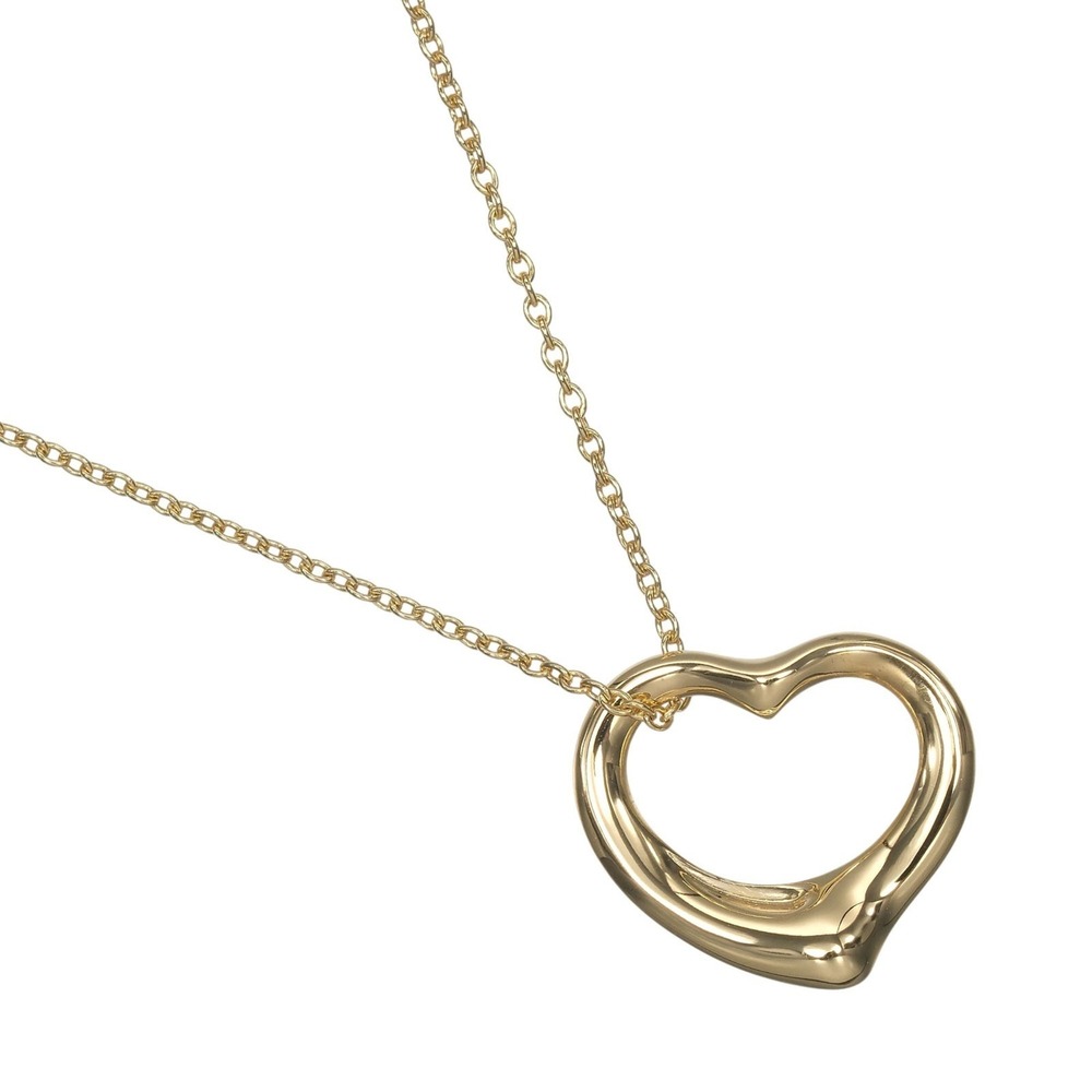 Tiffany & Co. Open Heart Necklace, 18K Yellow Gold, approx. 3.72g.